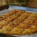 Entrante de crakers al romero
