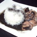 Arroz con calamares en su tinta
