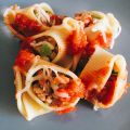 Lumaconi rellenos de Carne y Verduras