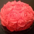 Tarta de rosas (con la marea rosa)