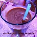 Batido de plátano y chocolate