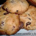 Cookies de arándanos y chocolate blanco