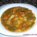 MENESTRA DE VERDURA CON POLLO O CARNE