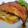 Rodaballo con patatas al horno al aceite de[...]