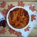 Pumpkin spice ruffled milk pie. Tarta de[...]