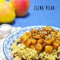 Ensalada de quinoa con manzana caramelizada y[...]