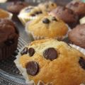 MUFFINS CON CHIPS DE CHOCOLATE (DOS EN UNO)