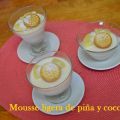 MOUSSE DE PIÑA Y COCO