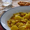 Patatas con fideos y sepia