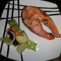 salmón a la mostaza