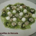 ENSALADA DE KIWI Y GAMBAS