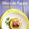 Blinis de patata con burifarra - Cooking the[...]