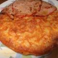 Tortilla de papas con lomo y jamón