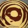 Bizcocho de cebra de naranja y chocolate (Th)