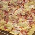 TARTE FLAMBÉE ALSACIENNE O FLAMMEKÜECHE
