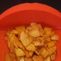 Patatas para guarnición al microondas (Lékué)