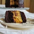 Layer cake de chocolate y naranja relleno de[...]
