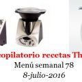 Menú semanal 78  con thermomix