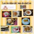 Las recetas del mes de abril