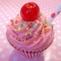 Acerca de cupcakes de Strawberry Milkshake