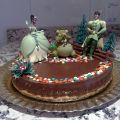 TARTA MOUSSE DE CHOCOLATE CON CUAJADA(THERMOMIX)