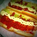 Hot dog (o perrito caliente) chileno