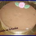 Pastel de Queso y Chocolate.
