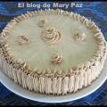 Tarta de avellanas y café