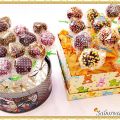 Cake pops y tarta-tren