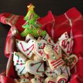 Galletas de navidad decoradas con royal icing.
