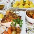 Pechuga de pavo al horno con patatas duquesa