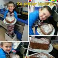 Bizcocho de chocolate al microondas