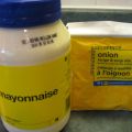 Dip de sopa de cebolla en polvo y mayonesa