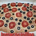 FOCACCIA DE TOMATES Y OLIVAS NEGRAS