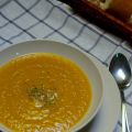 Crema de calabaza y puerro