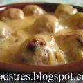 ALBONDIGAS A LA CARBONARA