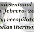 Menú semanal 108  con thermomix