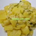 Patatas a lo pobre para guarnición, con T6