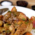 Pollo al estilo del valle d'Auge