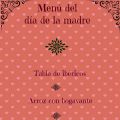 Menú para el día de la madre