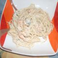 Espaguettis con gambas