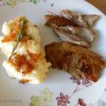 Pierna de cordero al horno con puré de patatas[...]