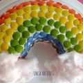 TARTA ARCOIRIS Y SORTEO PRIMER CUMPLEBLOG