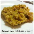 Quinoa con calabaza y curry