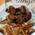 PLATO COMBINADO : CROQUETAS DE MERLUZA Y GAMBAS[...]