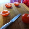 Entrante de Hojaldre y Tomates rellenos