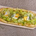 Pan Pide con Calabacín y Cebolla