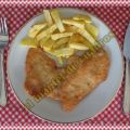 Filete de Pollo Empanado y Patatas Fritas
