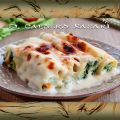 CANELONES RELLENOS DE RICOTTA Y ESPINACA