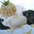 MERLUZA CON SALSA DE CALAMAR